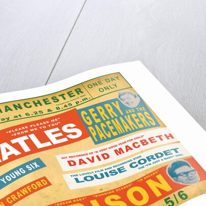 Beatles Concert Poster by Rokpool